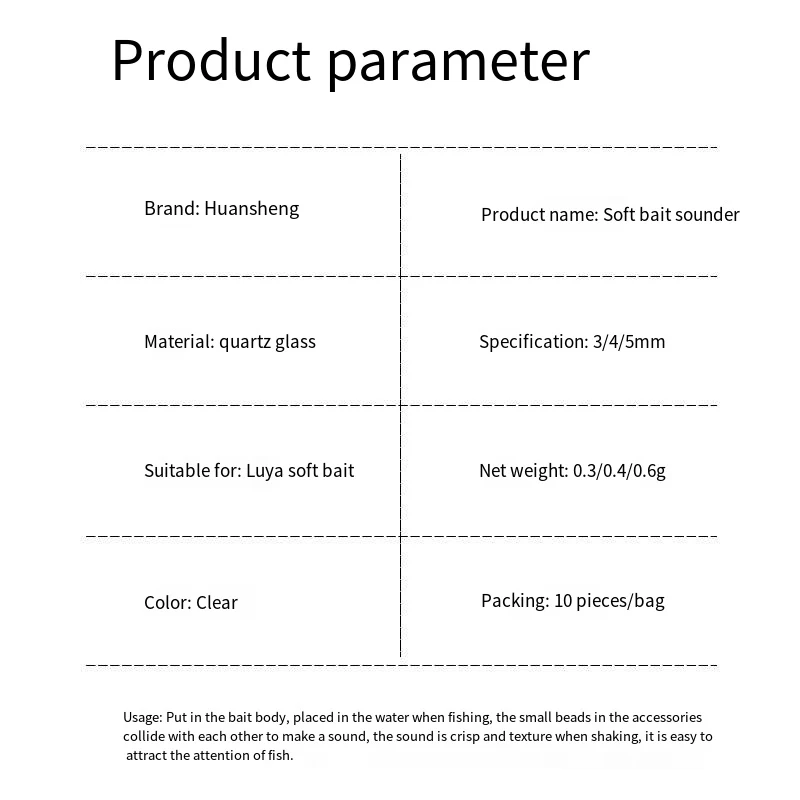 Sonajeros de pesca, tubo de inserción, agitar, atraer el atar el lazo, cebos de barra de sonido, herramientas de pesca, aparejos, 10 Uds. - imagen 5