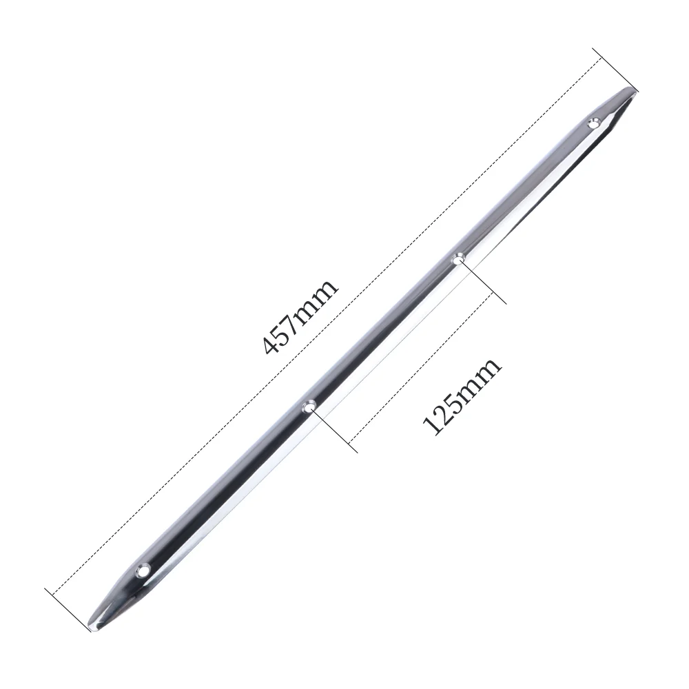 Barra Anticolisión de Acero Inox – Protección para Pesca en Barcos