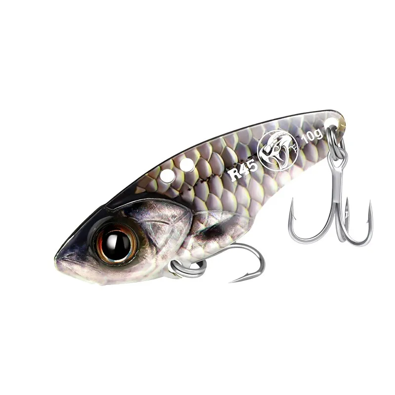 Señuelo de pesca de cascabel, cebo de lubina Artificial de Metal VIB R35/R40/R45, 5g/7,5g/10g, 1 unidad, nuevo - imagen 5