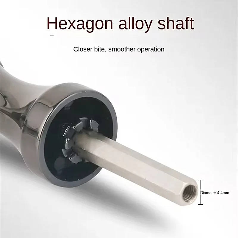 Carrete de pesca DEUKIO, brazo basculante de repuesto, aleación de aluminio, superficie lisa, mango de carrete de pesca, agarre de bola para accesorios de pesca - imagen 5