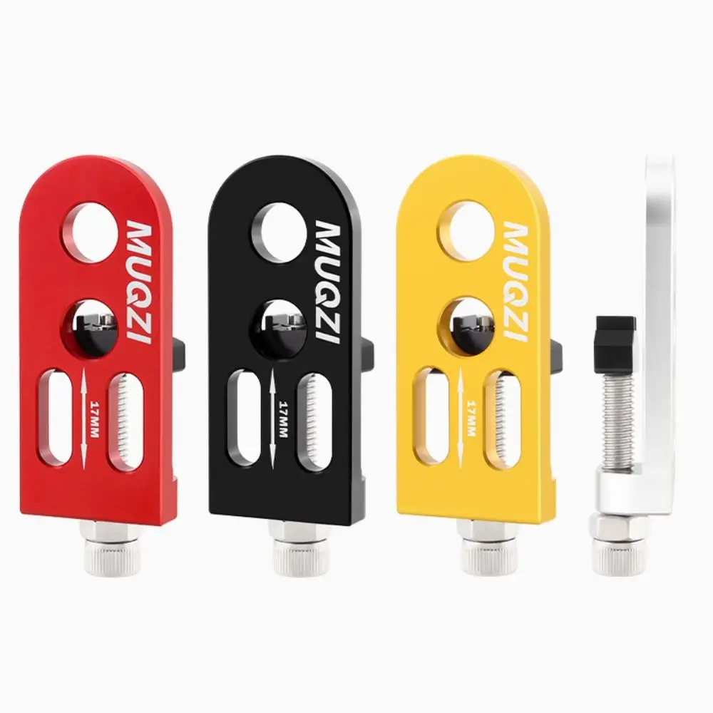 Tensor de cadena de marcha única de aleación de aluminio, ajustador de cadena de bicicleta de doble orificio de 10MM, ligero y resistente al desgaste - imagen 3