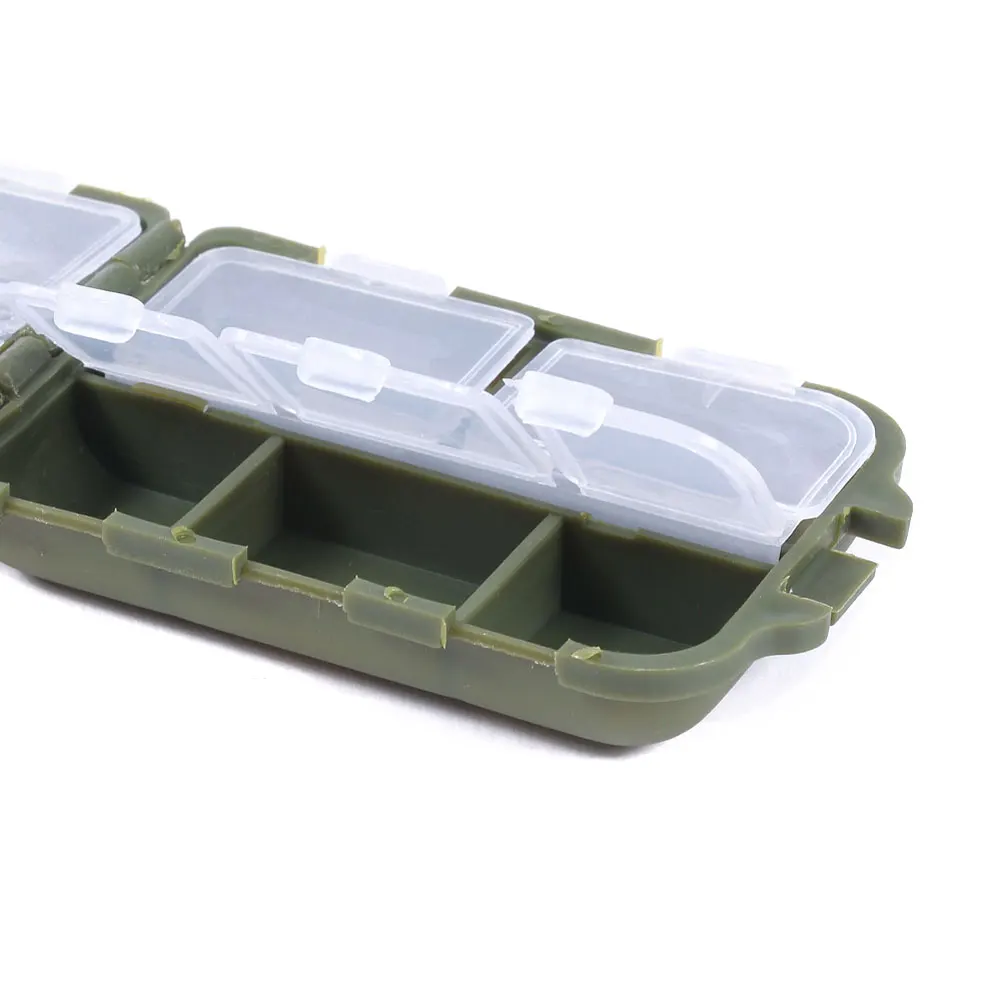 Caja de aparejos mini con 10 compartimentos – Accesorios de pesca - imagen 4