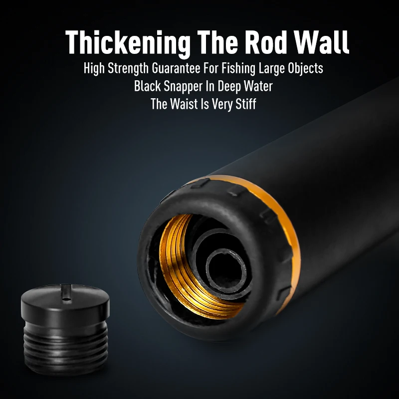 Cañas de pescar LEYDUN ISO, plataforma de pesca con boya 500 0 06 1 1,5, pesca telescópica de Surfcasting, pesca en roca giratoria para pesca en el mar - imagen 5