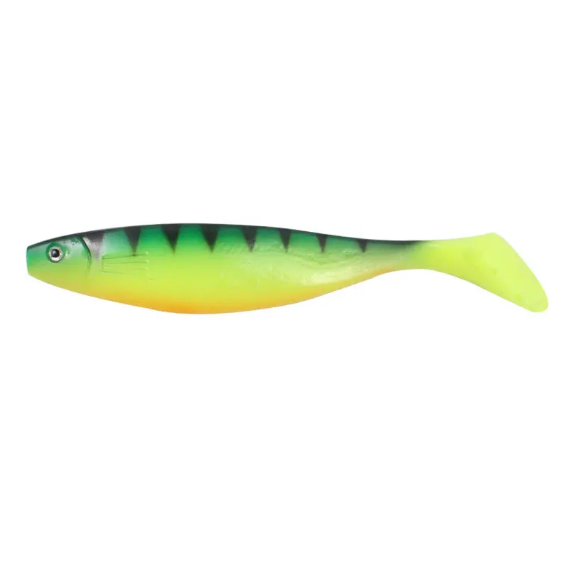 Cerill-señuelo de pesca de silicona, 1 unidad, 23,5 cm, cola de paleta, Lucio, sábalo grande, plantilla de agua salada, Wobbler, Swimbait, aparejos artificiales - imagen 4