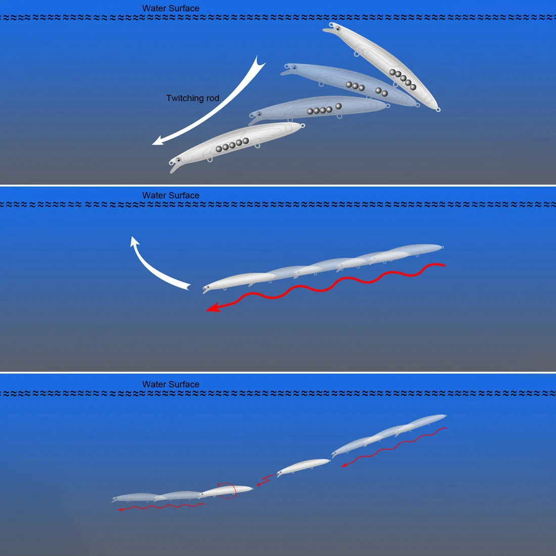 SeaKnight SK008 señuelo de pesca Minnow 20g 125mm hundimiento 0,3-0,9 M cebo duro de fundición larga aparejos de pesca de carpa Minnow cebo de pesca 1p - imagen 3