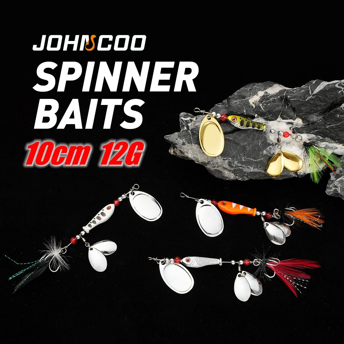 Cucharas giratorias y spinnerbaits metálicos para lucio - imagen 2