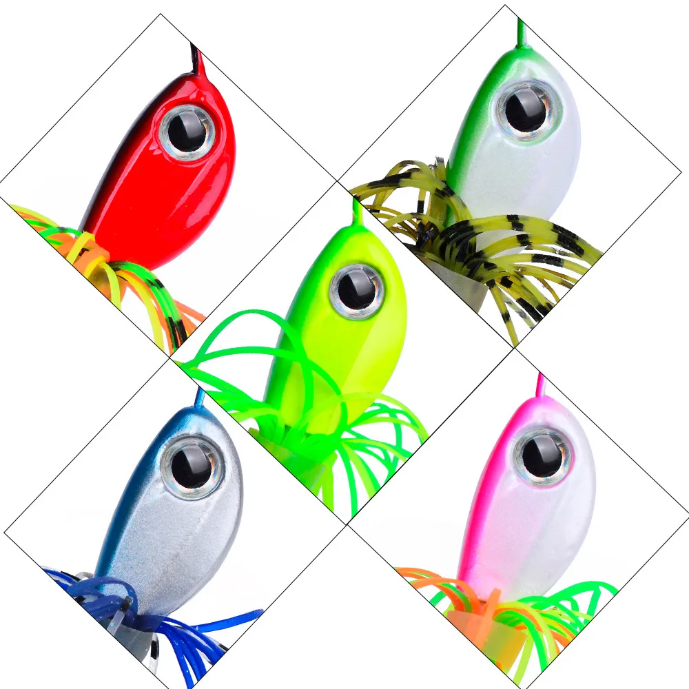 Señuelos de pesca en plantilla, señuelo de lubina, cebos de natación de agua dulce para pesca de lubina, señuelo de plantilla Swimbait, Striper, trucha, pesca de salmón, Buzzbait - imagen 4