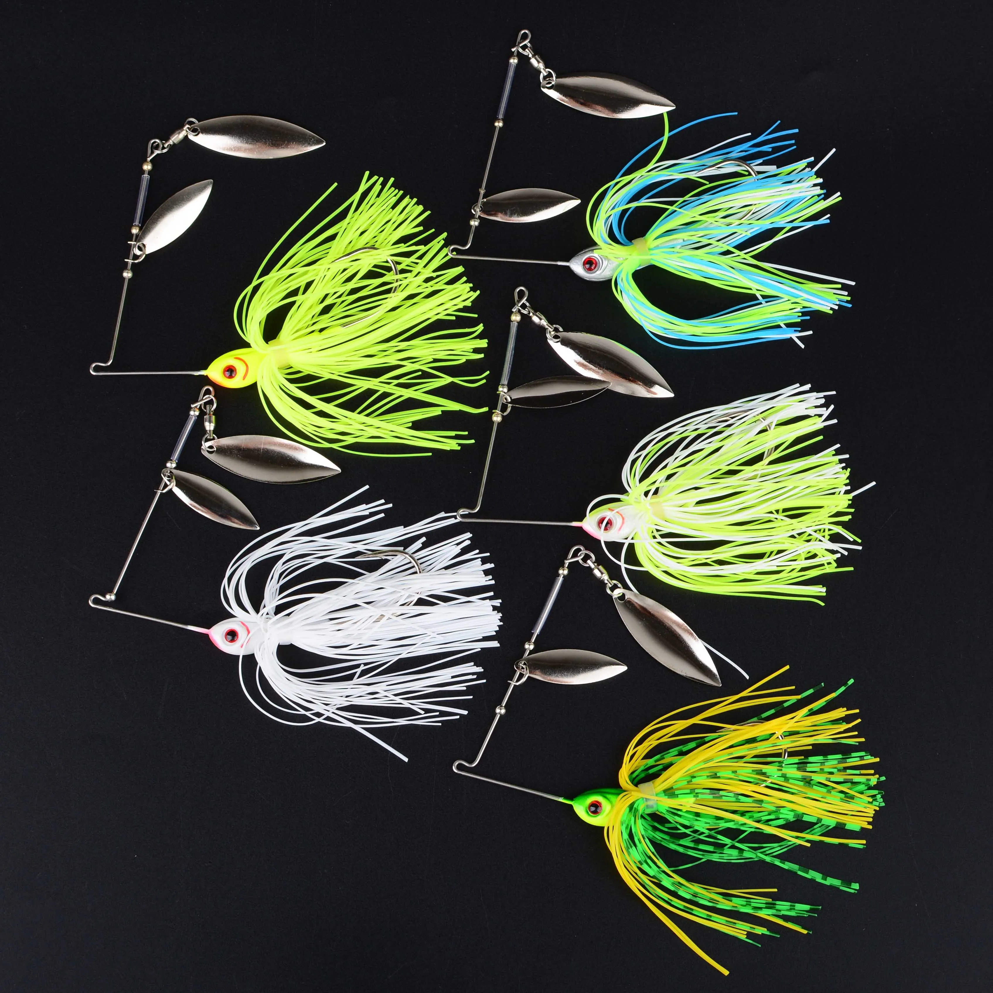 1 cebo giratorio, señuelo de Metal, señuelo de pesca duro, señuelo giratorio, Lucio, aparejos de pesca giratorios, pesca Wobbler - imagen 5