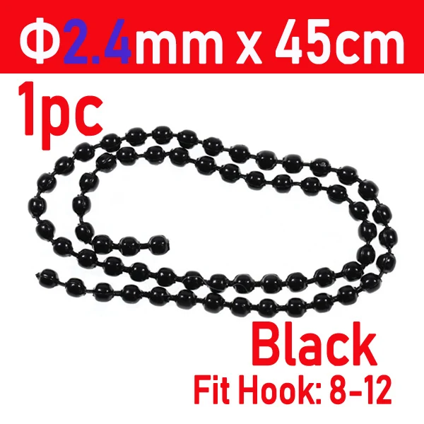 1pc Black 2l4mm
