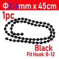 1pc Black 2l4mm