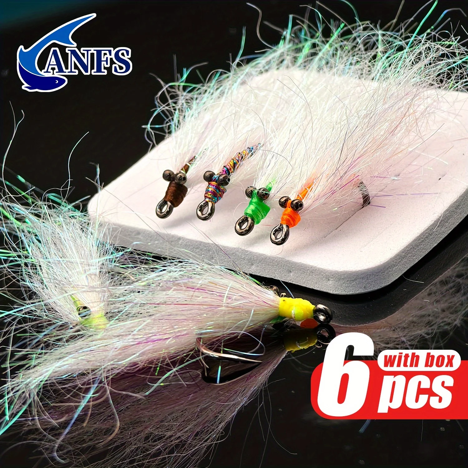 Pack de moscas ANFS Crazy Charlie con múltiples colores