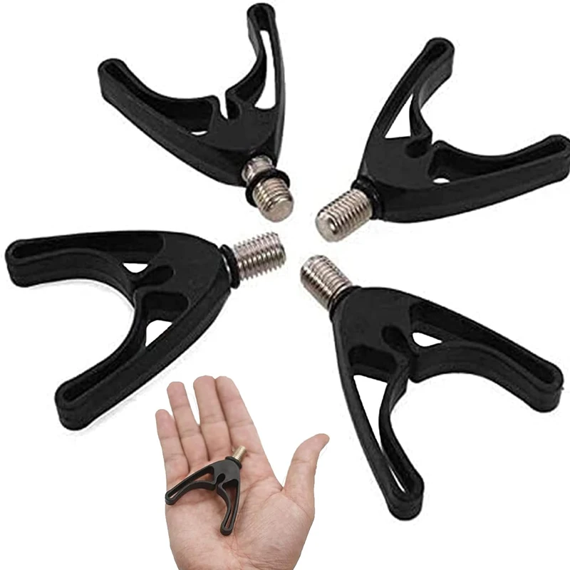 YOTO Reposapiés para caña de pescar negro – Soporte plástico ajustable - imagen 3