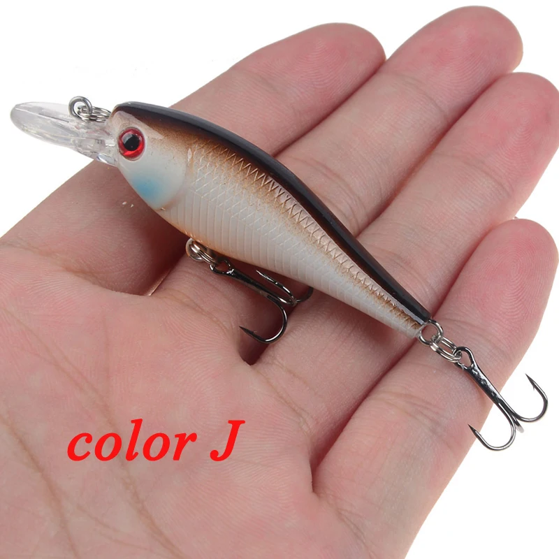 POETRYYI-señuelo de pesca 2020 minnow, cebo flotante de cabeza abs para agua salada, 65mm, 4,8g - imagen 4