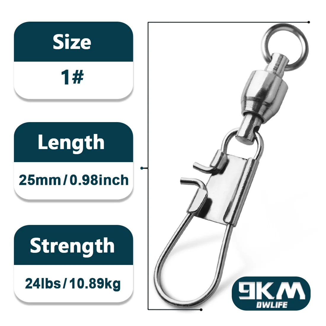 Size1 24LB 25MM