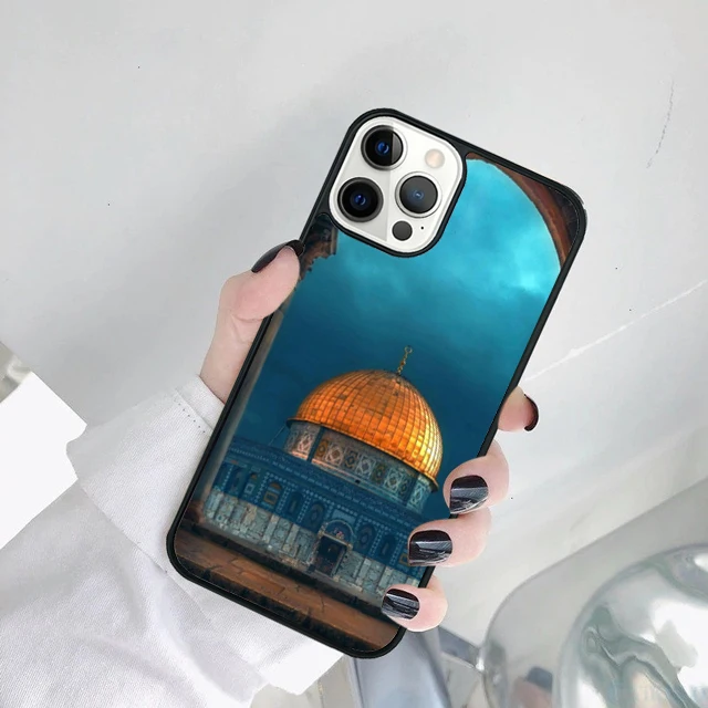 Funda con diseño de mezquita en color dorado
