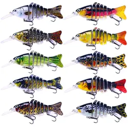 Swimbait multiarticulado para lubina – Cebo duro hundido Wobbler