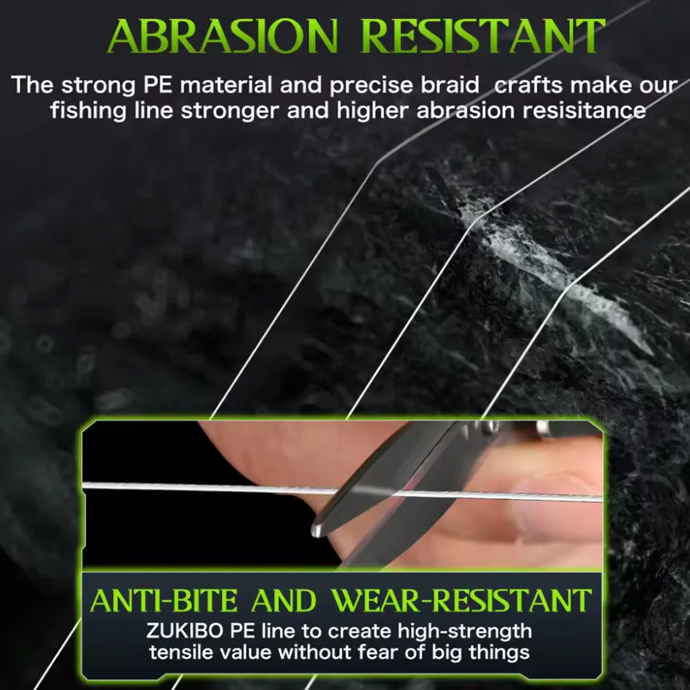 pesca pesca accesorios accesorios de pesca hilo trenzado pesca hilo de pesca ThornsLine-línea de pesca trenzada Nano láser Súper suave, multifilamento suave duradero, PE, baja Mermory, pesca extremadamente delgada - imagen 3