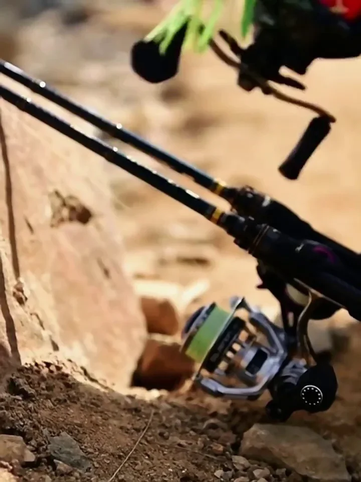 Carrete pesca larga distancia agua dulce y salada – Rueda caballo