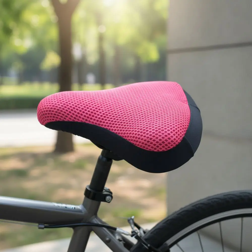 Funda sillín bicicleta transpirable – Malla 3D acolchada ciclismo