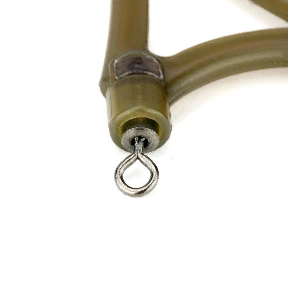 Hirisi-aparejos de pesca de carpa, sistema antienredos para método, jaula alimentadora, aparejos de carpa, curvas laterales, accesorios de pesca giratorios, 10 Uds. - imagen 3