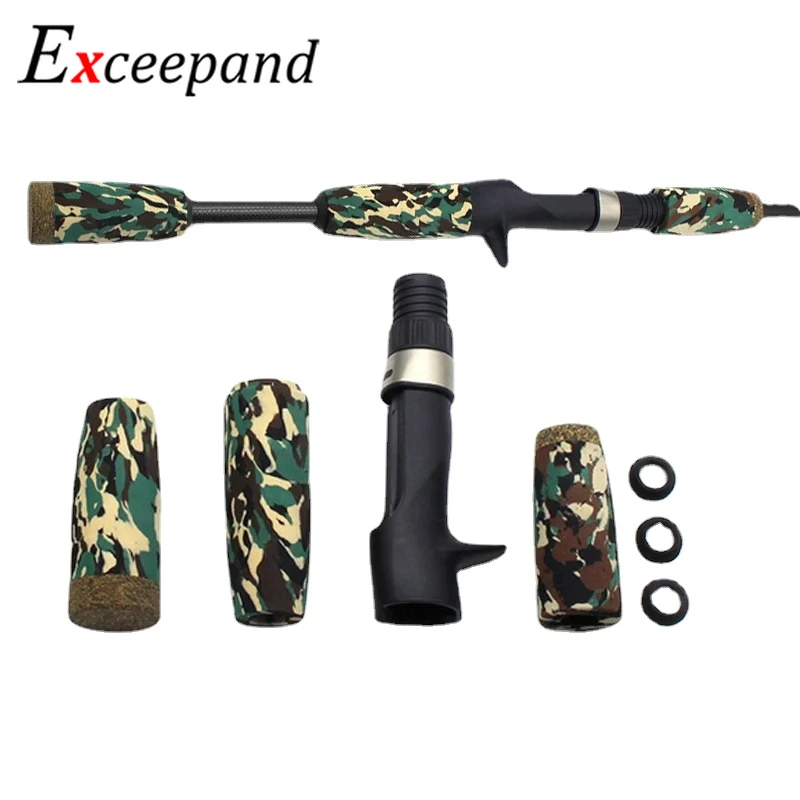 Exceepand-mango de caña de pescar Baitcasting, agarre 16 # TCS, asiento de carrete Similar, CAMO EVA para reparación o reemplazo de caña de pescar - imagen 4