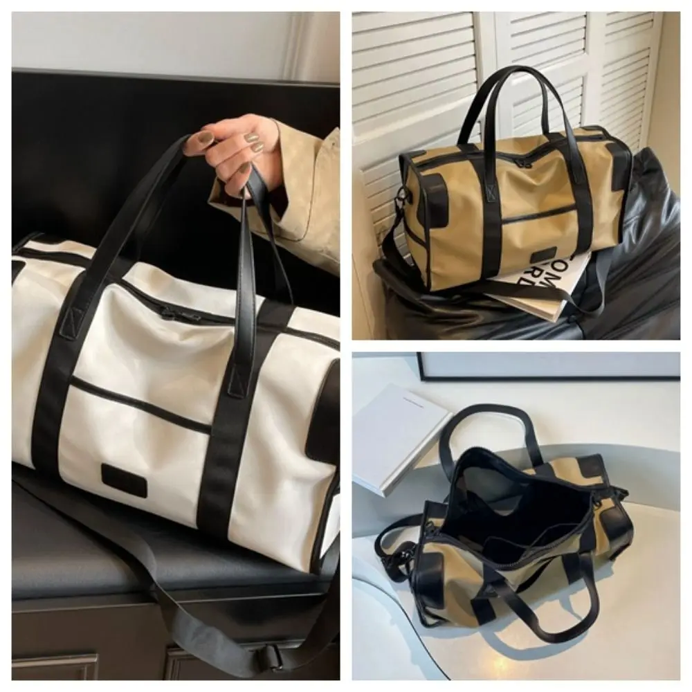 Bolsa deportiva con separación de ropa seca y húmeda, bolso de viaje duradero impermeable, bolso de hombro de nailon de gran capacidad - imagen 5