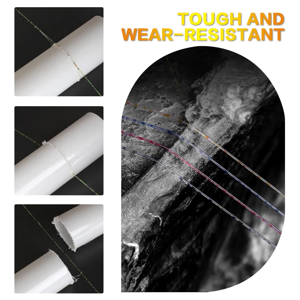 ZUKIBO Línea de camuflaje 3000m – Hundimiento fluorocarbono recubierto - imagen 5