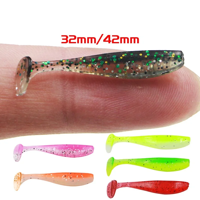 Sea.Yolo-Cebo blando de cola en T, señuelo de doble Color, cebo falso, cebo de insectos biomiméticos artificiales, cebo de pesca de lubina, accesorios de pesca - imagen 2