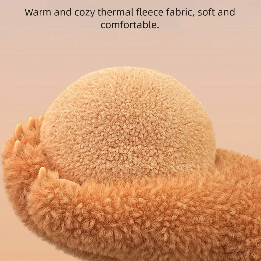 Nuevo Calentador de rodilla a prueba de viento, Protector de rodilla cálido y grueso de doble cara, rodilleras a prueba de frío, Otoño Invierno