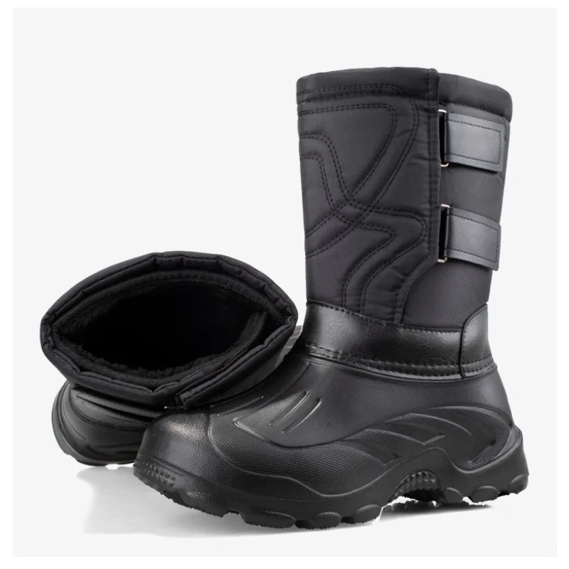 Botas de pesca invernal cálidas impermeables antideslizantes
