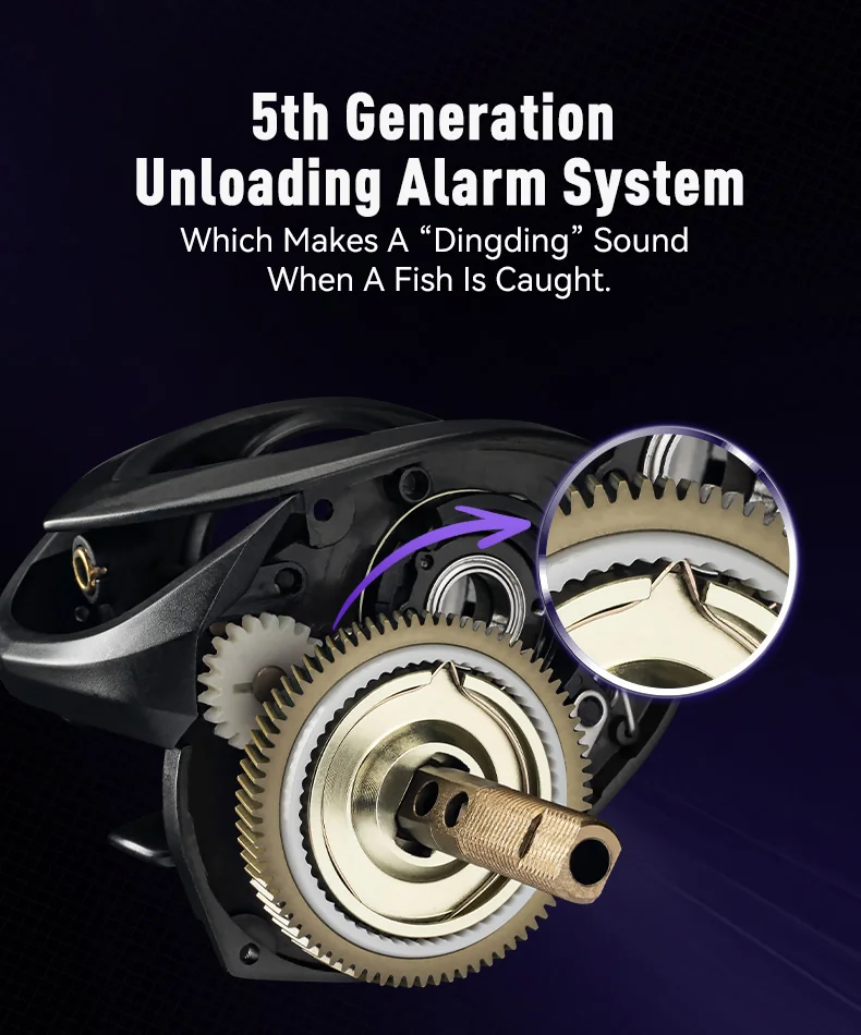 Experimente la mejor sensación de pesca con nuestro sistema de alarma de descarga de quinta generación