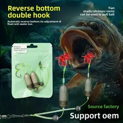 2 anzuelos de pesca para el cabello, anzuelo Iseni, suspensión, anzuelo de pesca de carpa, listo para usar, antideslizante, aparejos de pesca para carpa