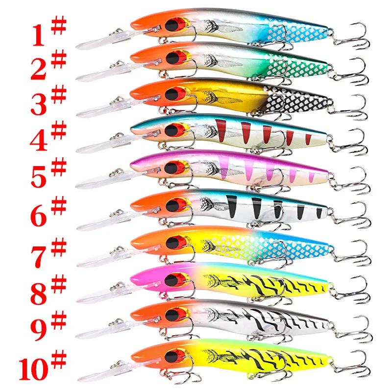 Señuelo Minnow con sonajero – Largo lance para agua dulce y salada