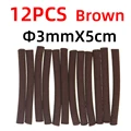 3mm brown 12pcs
