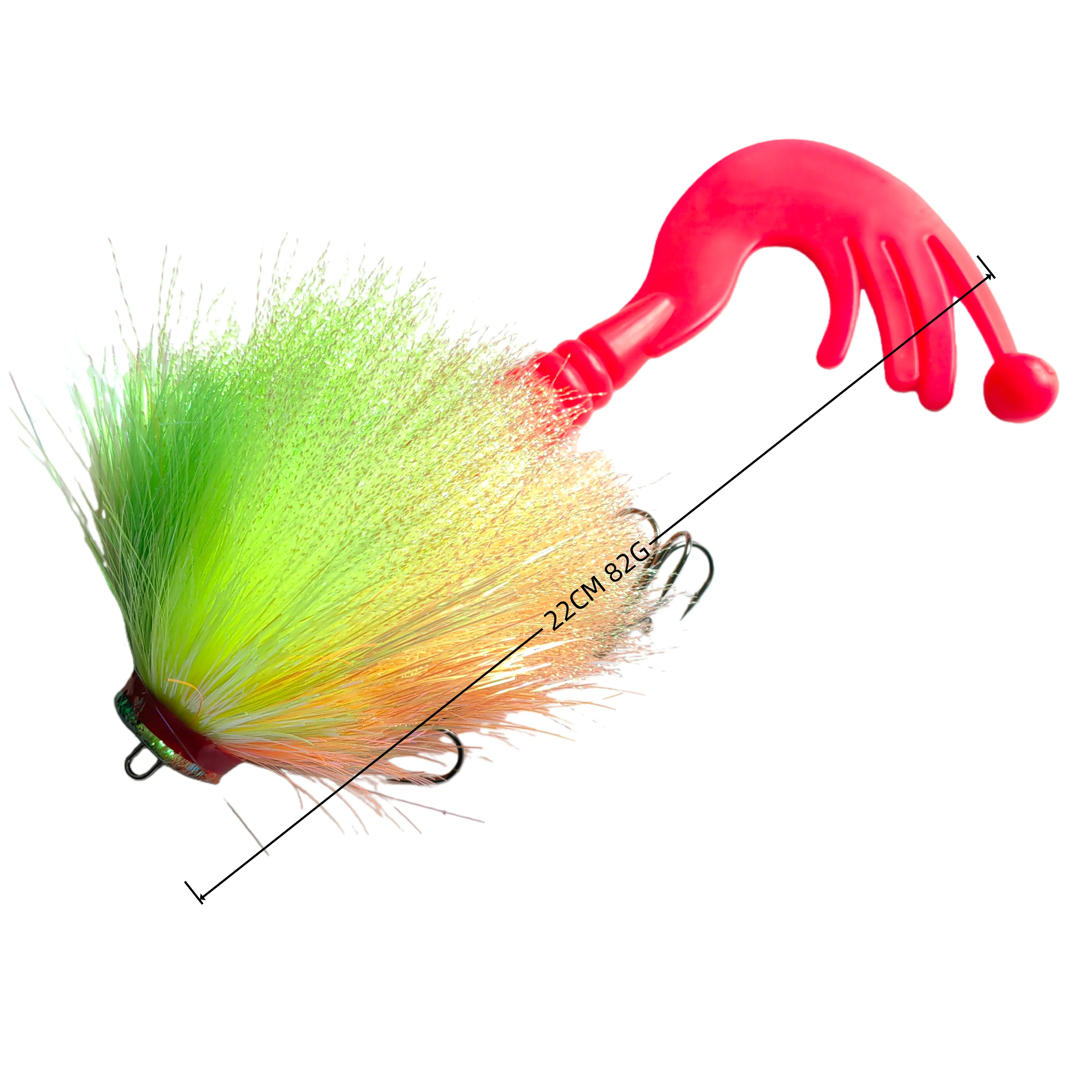 MUKUN-señuelo de depredador de agua salada y dulce, Streamer de gran juego, ojos de pez 3D para trucha, Lucio, lubina almizclada, Señuelos de pesca de mar - imagen 3