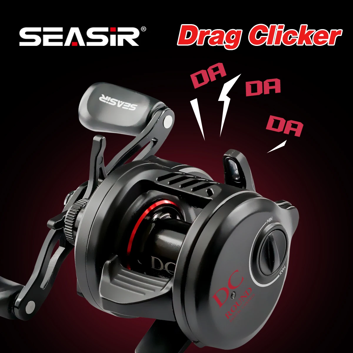 Carrete tambor DC SEASIR DC-ROUND – Ultraligero lanzado largo - imagen 2