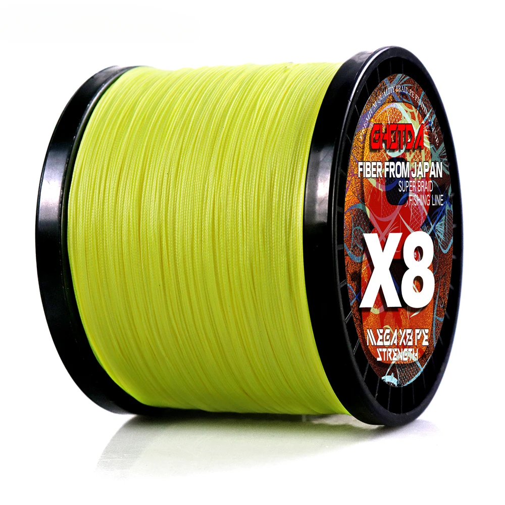 Línea de Pesca de mar/trama de fuerte resistencia, tejido multifilamento, alambre de PE japonés de 18lb-120lb, resistente al desgaste, diámetro de 0,14mm-0,55mm - imagen 2