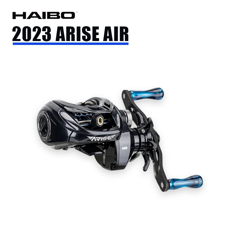 Haibo 25/23 nuevo ARISE AIR/ELITE AMC + carrete De Pesca De Baitcasting De fibra De carbono HandIe 11B + 1RB Carretilha De Pesca De fundición larga - imagen 2