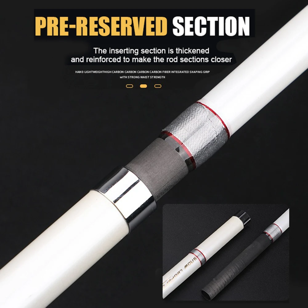 Caña de pescar portátil para balsa de barco, señuelo giratorio superdura, caña de pescar de carbono de 1,8 M, 2,1 M, 2,28 M, caña de pescar Jigging Trolling - imagen 4