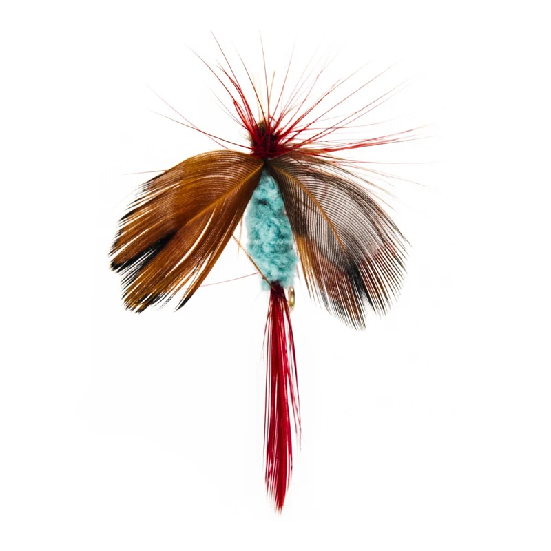 Señuelos de pesca con mosca, 12 piezas, plumas, insectos, cebo biónico, anzuelo, aparejos de peces para agua dulce y salada - imagen 4