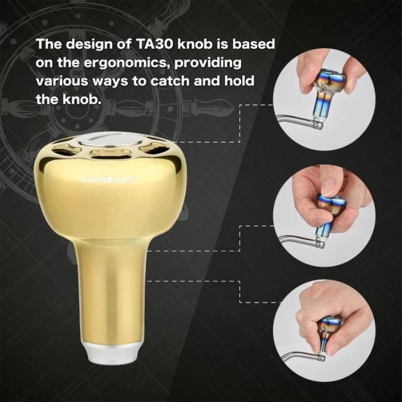 Gomexus-Pomo ultraligero de titanio para pesca, Spinning, Baitcasting, Shimano, Sephia, Daiwa, Catnip, Steez, Ryobi, Ap Power, 30 - imagen 4