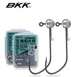 BKK 9099NP Micro Lead – Anzuelo Mango Negro para Lobina y Cebo Suave