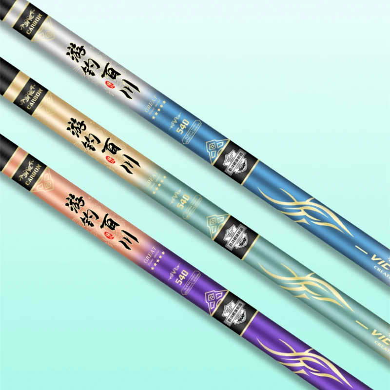 Caña De pescar superdura 4/5/6H, caña De mano ultraligera De fibra De carbono, caña De pescar completa De Taiwán/wild - imagen 3