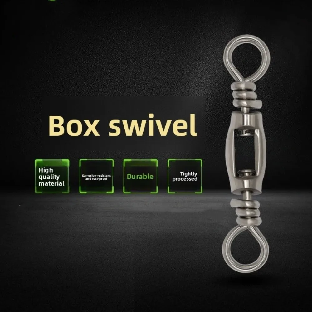 Anillo de pesca de acero inoxidable con objetos grandes 1 # -10 # Diseño en forma de ocho anillos giratorios universales de material de acero inoxidable - imagen 5