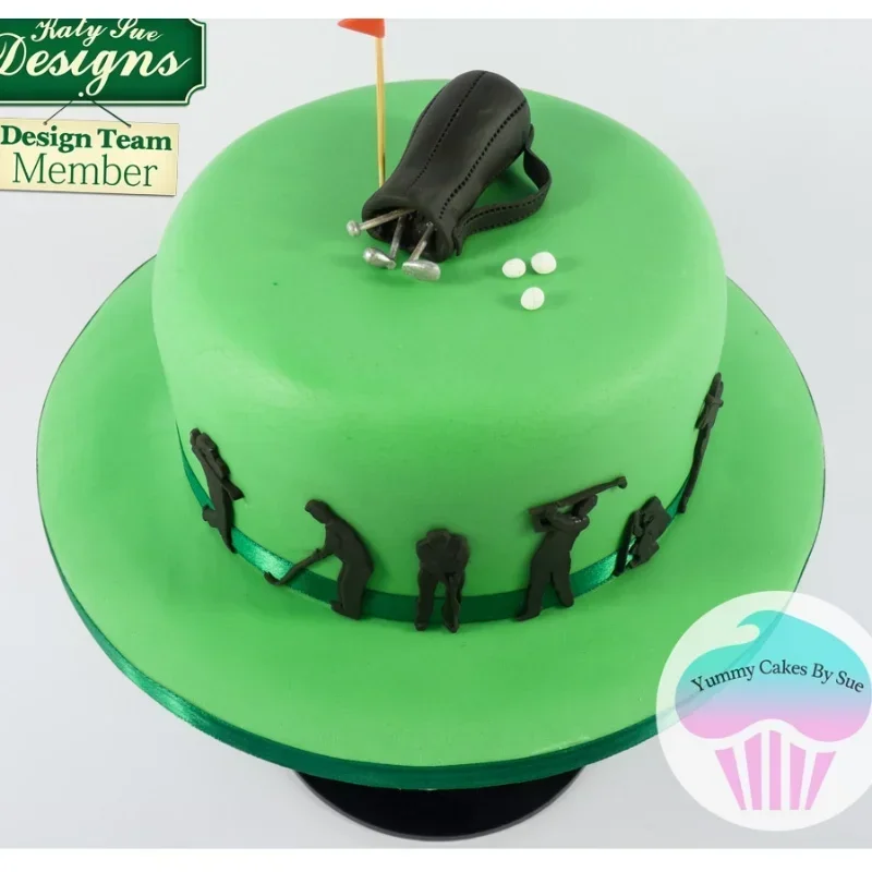 Moldes deportivos para pastel de béisbol, Golf, fútbol, Rugby, fútbol, Fondant, molde de Chocolate, herramienta para hornear para decoración de cocina - imagen 5
