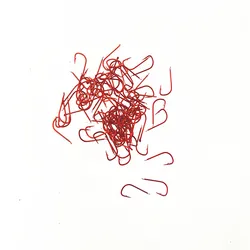 Anzuelos para carpa ojo anillado – Curvados acero carbono dorado rojo