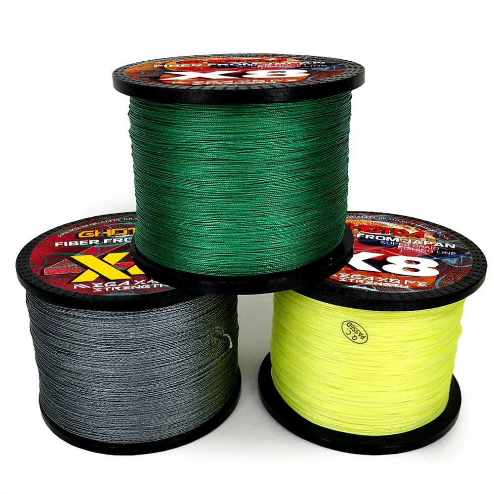 GHOTDA Sedal Trenzado X8 Multifilamento – Para pesca en agua salada - imagen 2