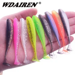 Wobblers T Tail de Silicona – Cebo Blando para Carpa y Lubina