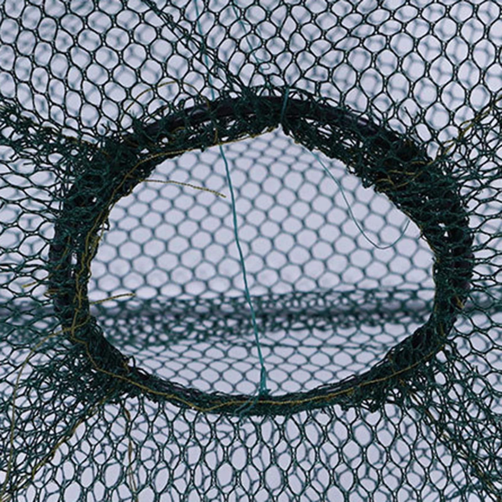 Red de pesca L46/65cm, jaula de nailon duradera para camarones y cangrejos, bolsa larga portátil, red de pesca para carpa, cruciana, Tilapia, aparejos de pesca - imagen 2