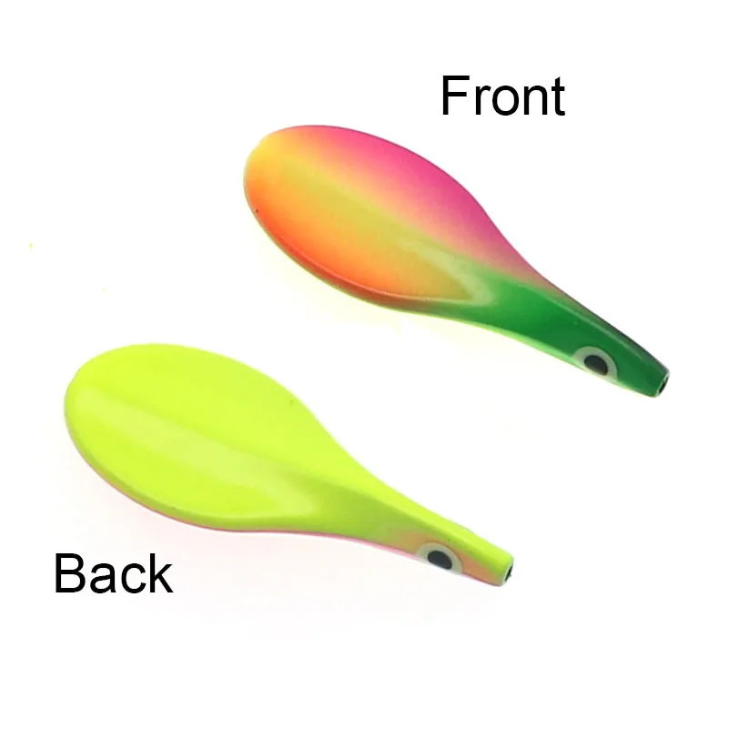 5 unids/caja 2g 2,6g 4,6g señuelo de Metal para pesca trucha en línea cuchara de pesca Color UV Spinner cebo Artificial duro plantilla - imagen 3